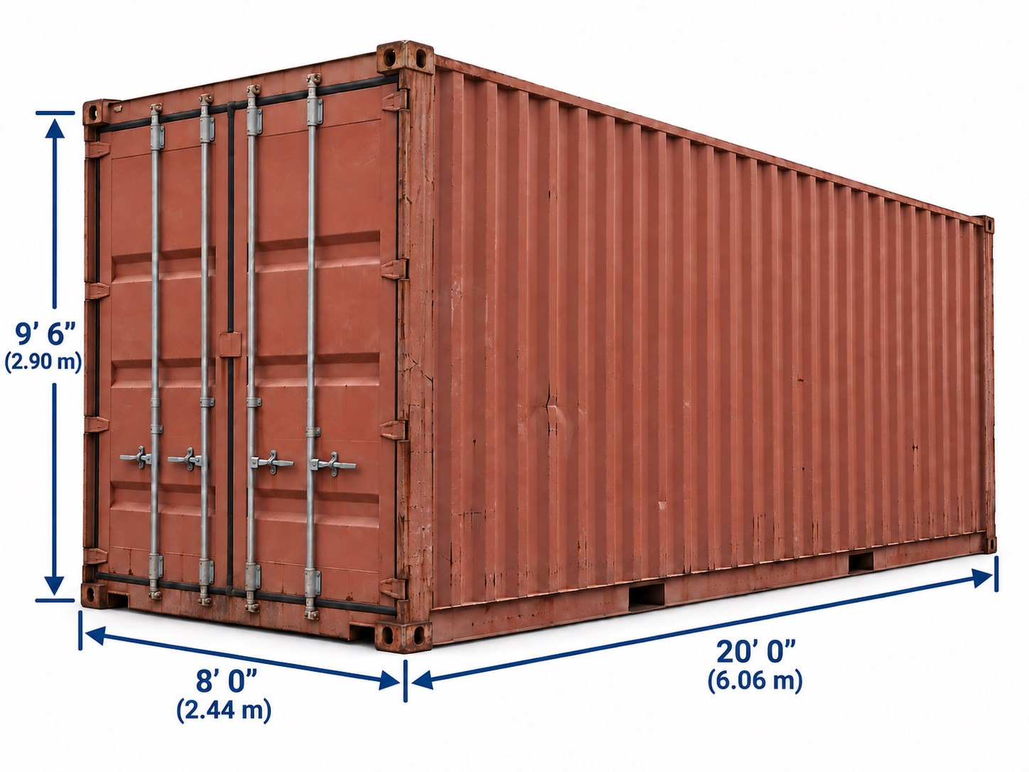 Used 20 ft High Cube Container — Cargo worthy