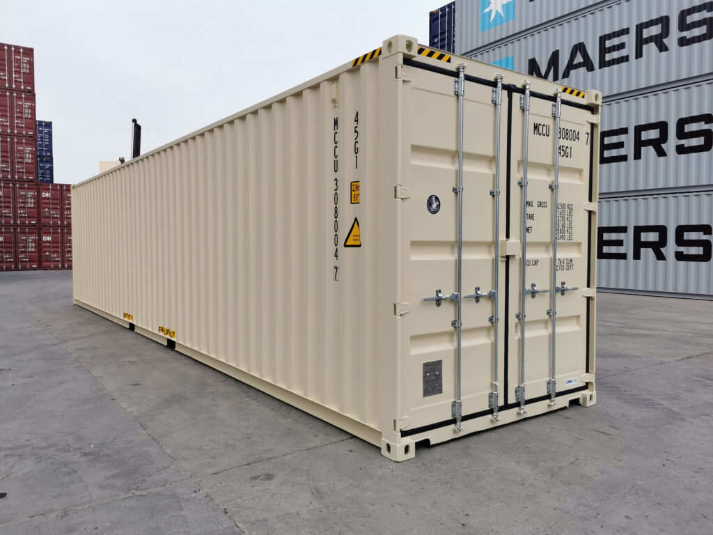 New 40 ft High Cube Container — New / One trip
