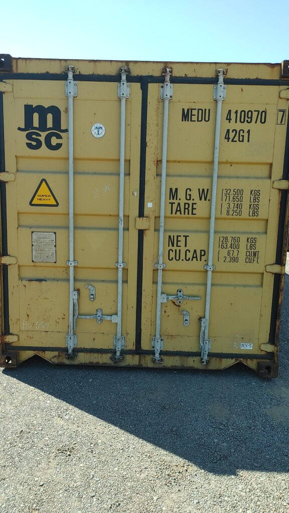 40ft Standard / Really Used Container — Wind & water tight