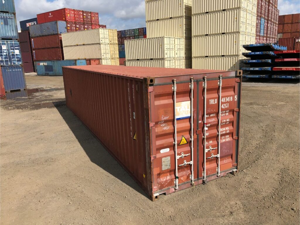 Used 40 ft Shipping Container — Cargo worthy