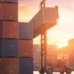 stacking shipping containers